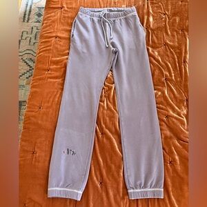Purusha People Botanical Dream Organic Fleece Joggers size XS